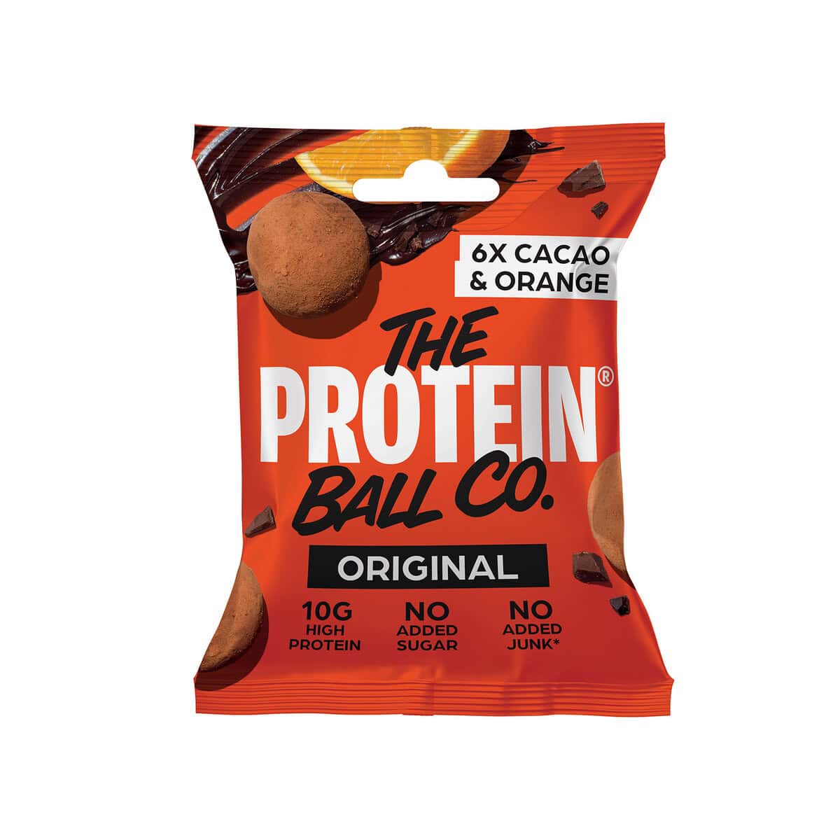 The Protein Ball Co. Whey Balls Cocoa & Orange Χωρίς Γλουτένη 45gr
