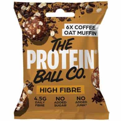 The Protein Ball Co. Μάφιν Βρώμης Balls Coffee Χωρίς Γλουτένη 45gr