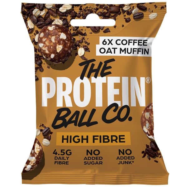 The Protein Ball Co. Μάφιν Βρώμης Balls Coffee Χωρίς Γλουτένη 45gr