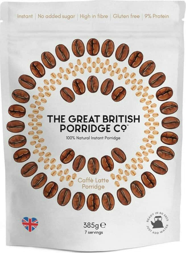 The Great British Porridge Co Porridge Βρώμης Kαφέ 385gr